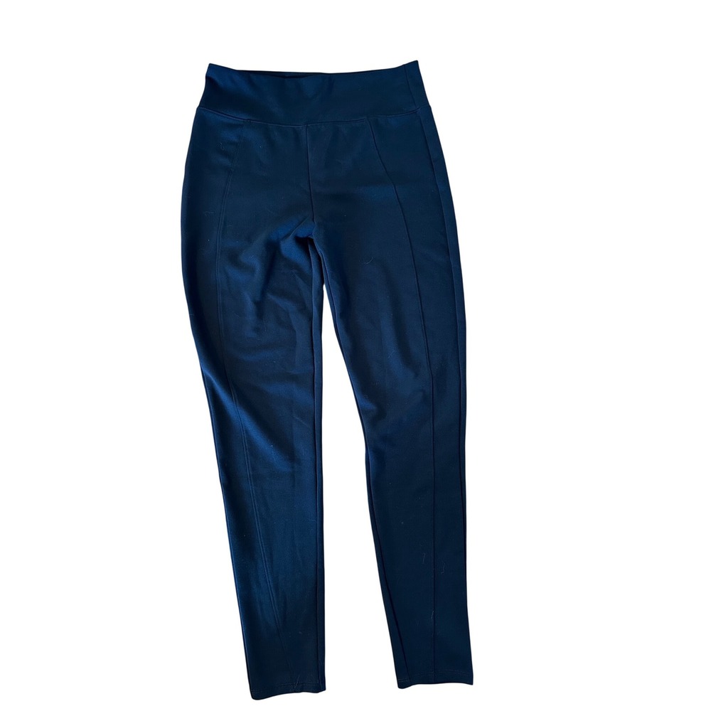 Assets Womens 1X Black Pull On Stretch Career‎ Casual Leggings Pants